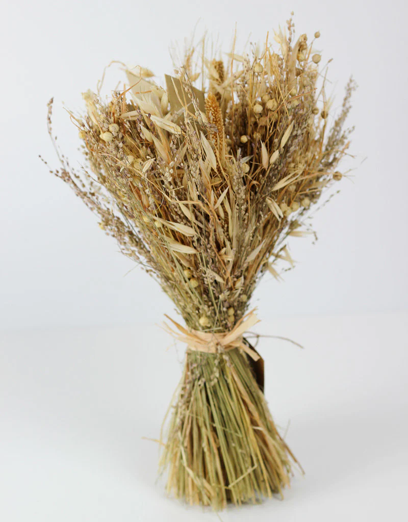 Dried Sheaf Bouquet - Natural Harvest Selection, 30 cm 