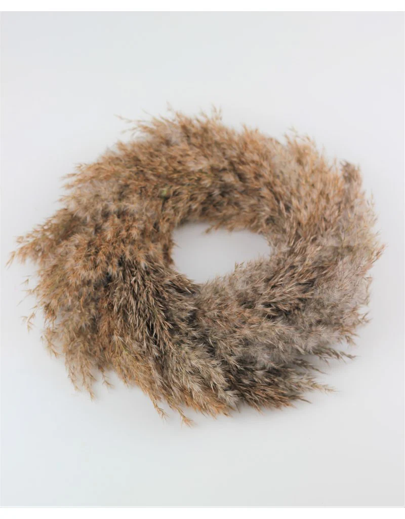 Dried Wild Grass Wreath, 30 cm