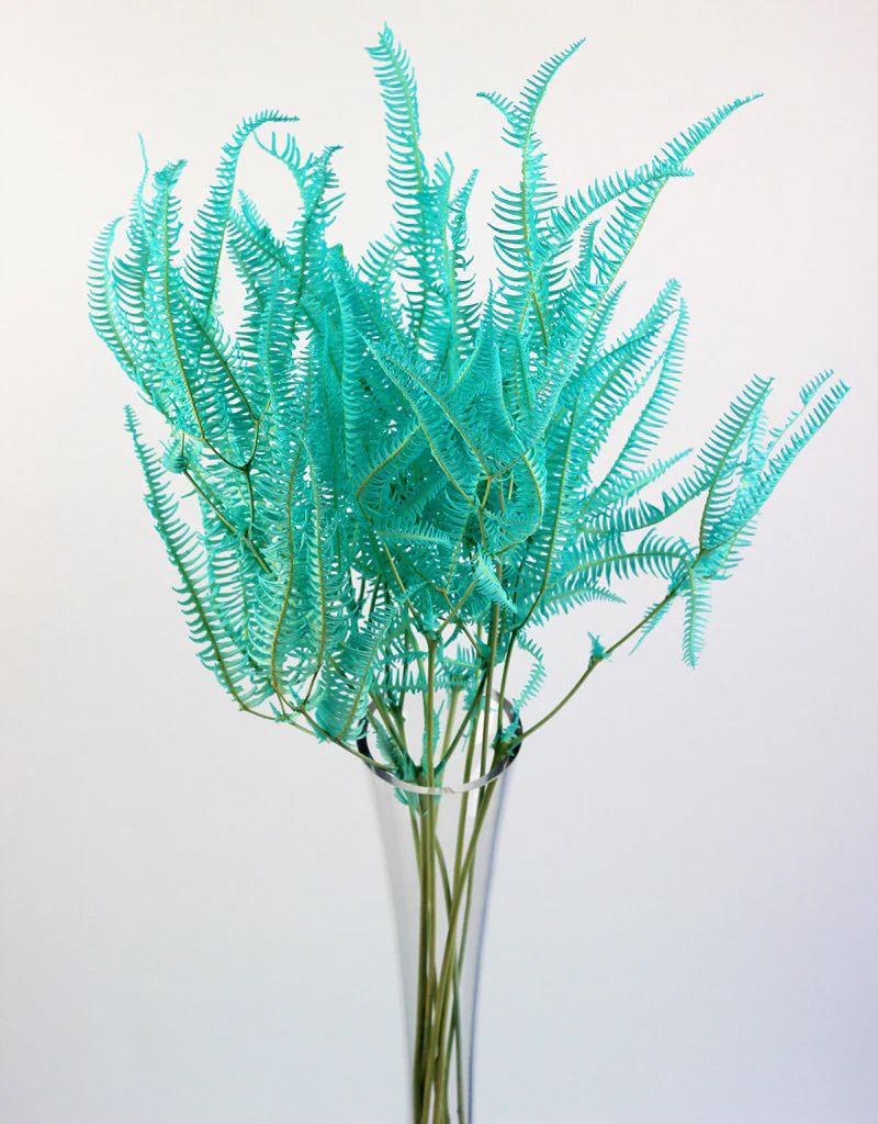 Preserved Helecho - Aqua Blue Bunch, 45 cm - Image 4