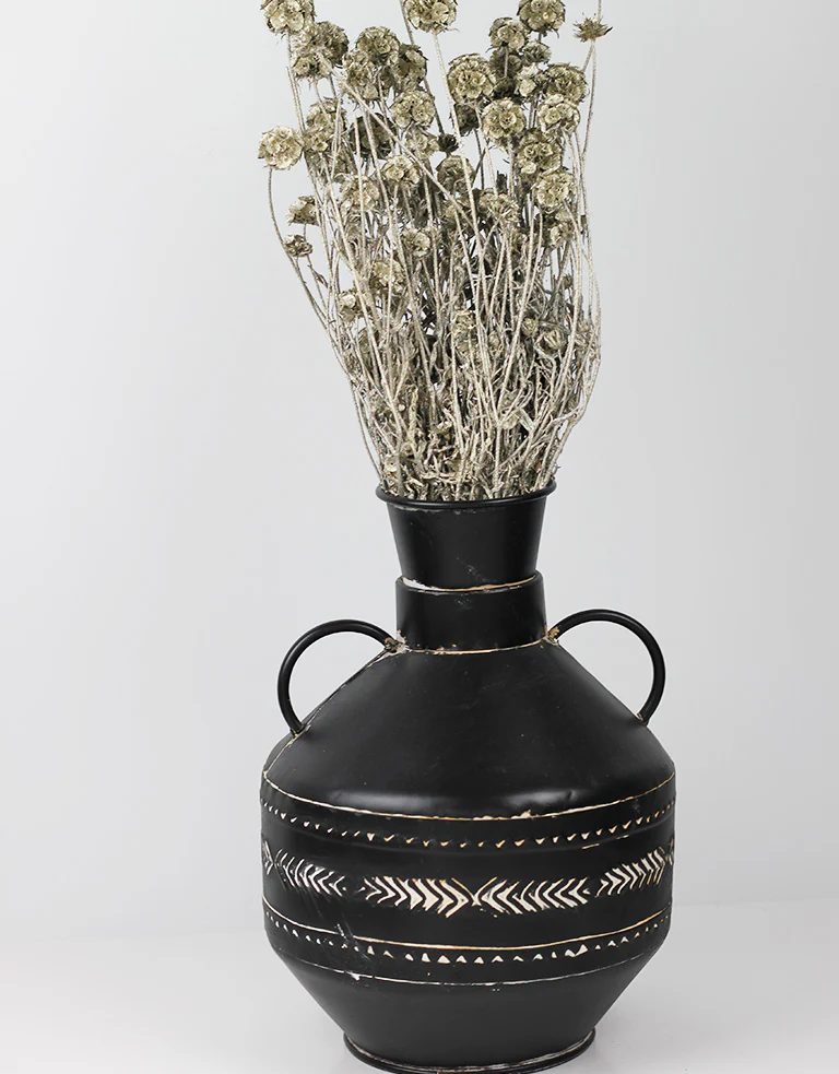Vase Battambang - Antique Black, 35 cm height, 10 cm neck opening - Image 4