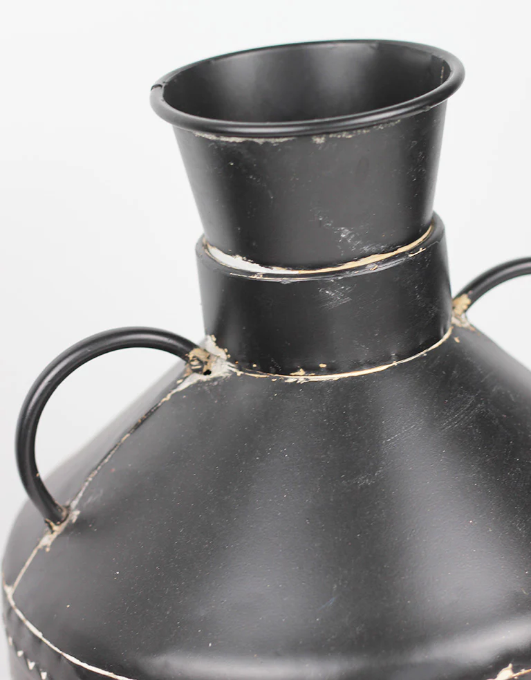 Vase Battambang - Antique Black, 35 cm height, 10 cm neck opening - Image 5