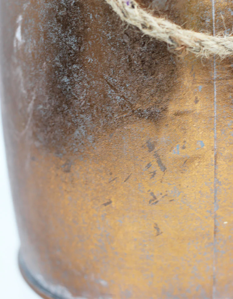 Vase Sack Gingda - Large, Copper, 40 cm height, 14 cm neck opening - Image 5